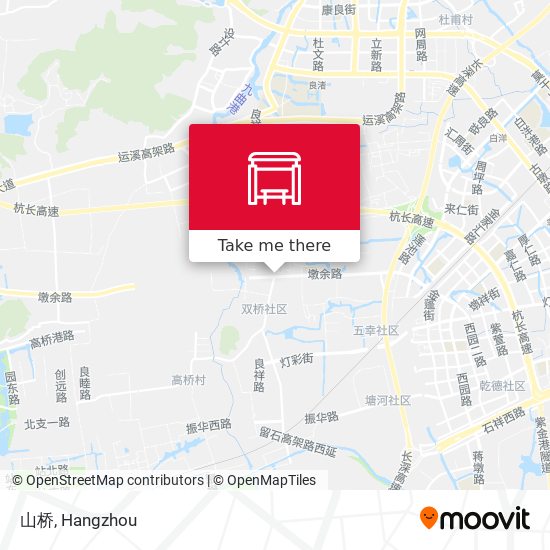山桥 map