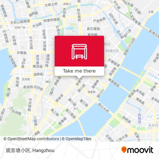 观音塘小区 map
