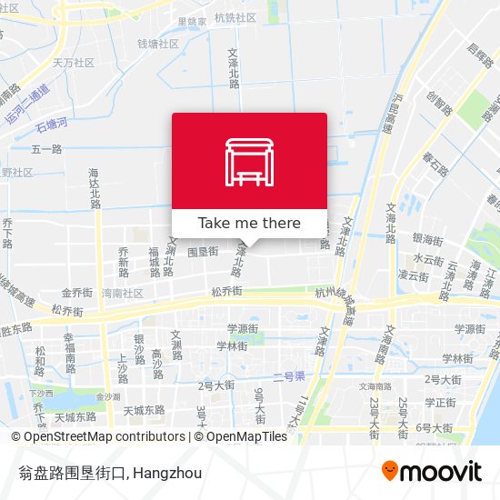 翁盘路围垦街口 map