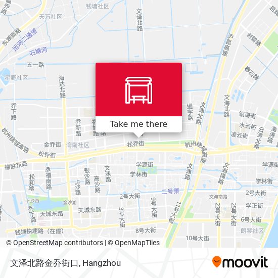 文泽北路金乔街口 map
