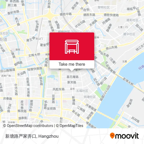 新塘路严家弄口 map