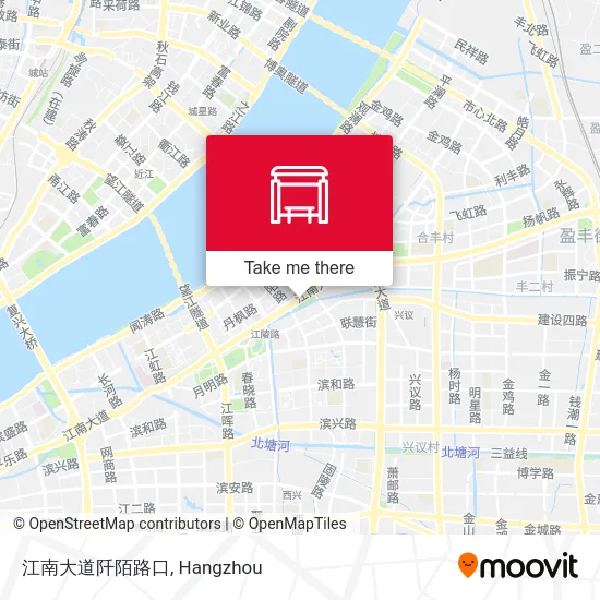 江南大道阡陌路口 map