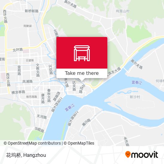 花坞桥 map