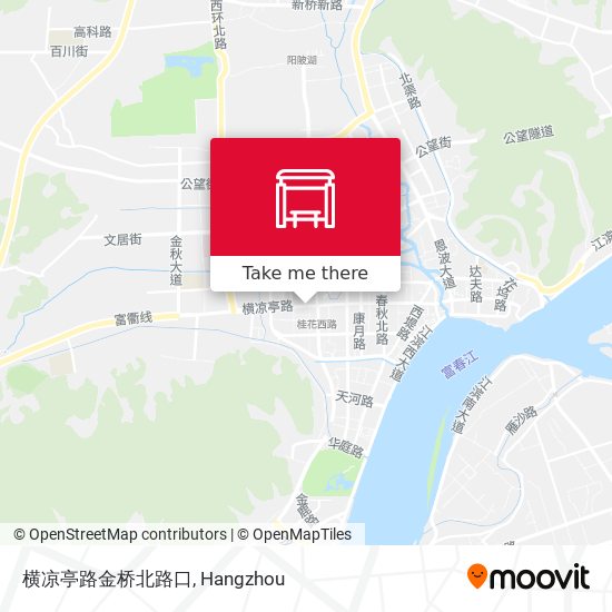 横凉亭路金桥北路口 map