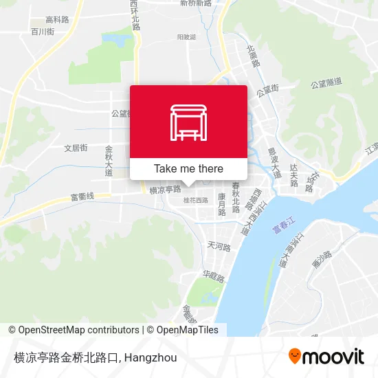 横凉亭路金桥北路口 map