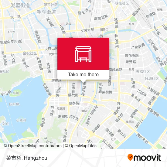 菜市桥 map