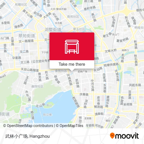 武林小广场 map