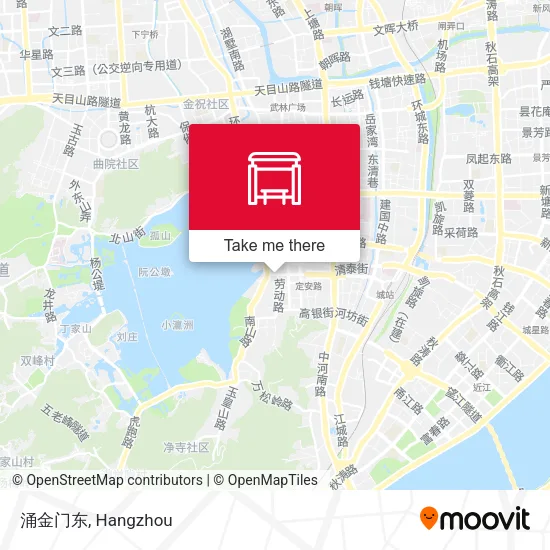 涌金门东 map