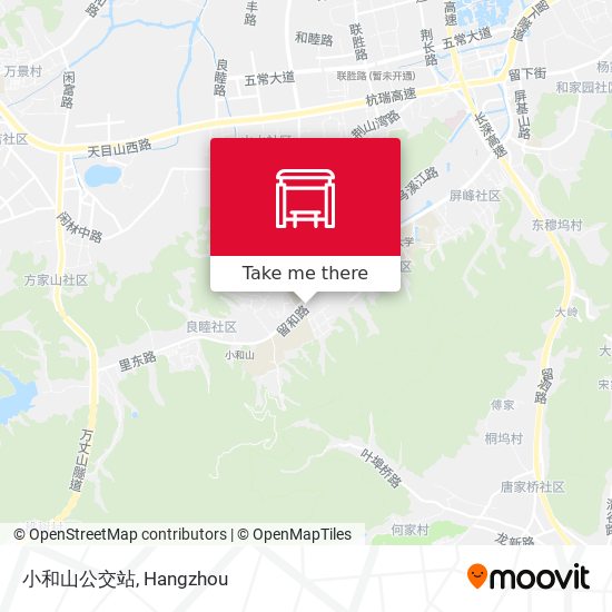 小和山公交站 map
