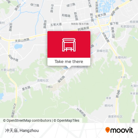 冲天庙 map