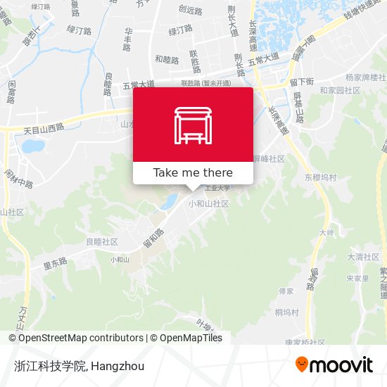 浙江科技学院 map