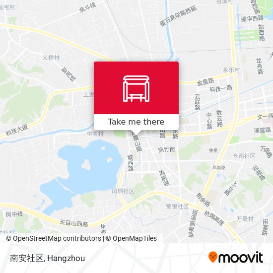 南安社区 map