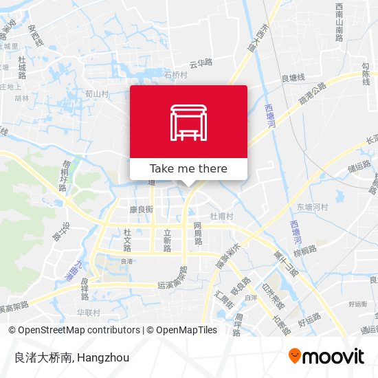 良渚大桥南 map