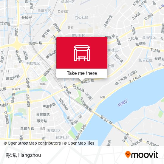 彭埠 map