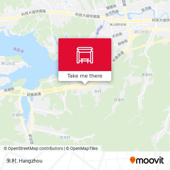 朱村 map