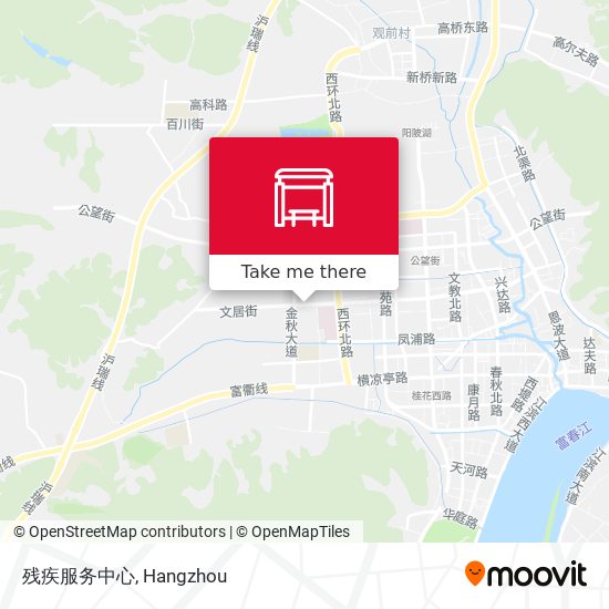 残疾服务中心 map