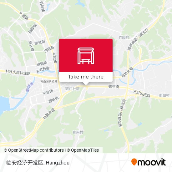 临安经济开发区 map