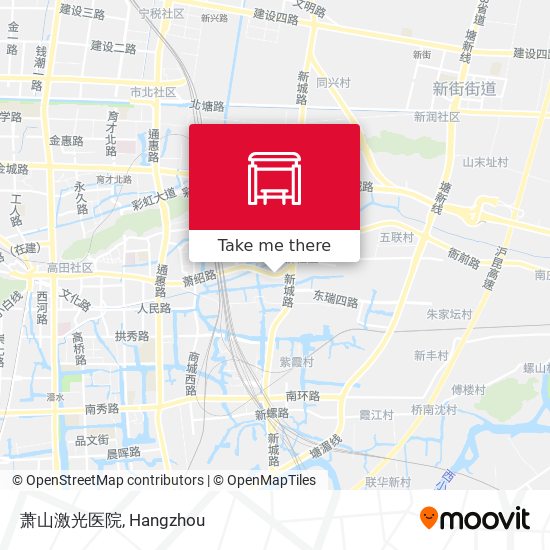 萧山激光医院 map