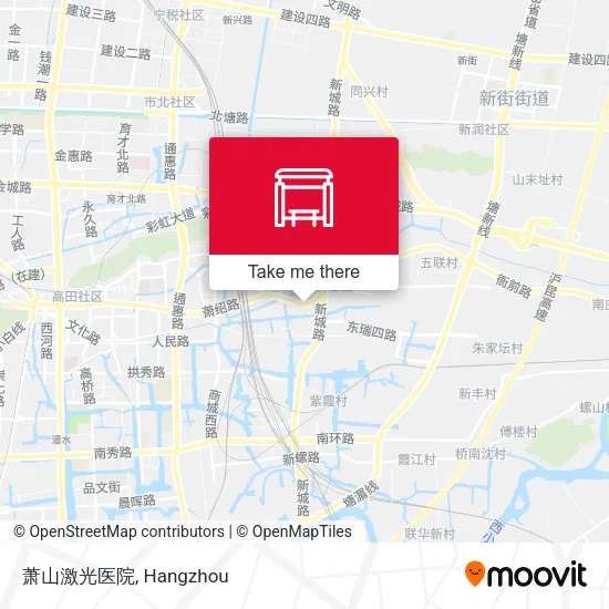 萧山激光医院 map