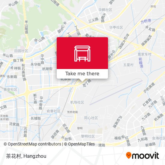 茶花村 map