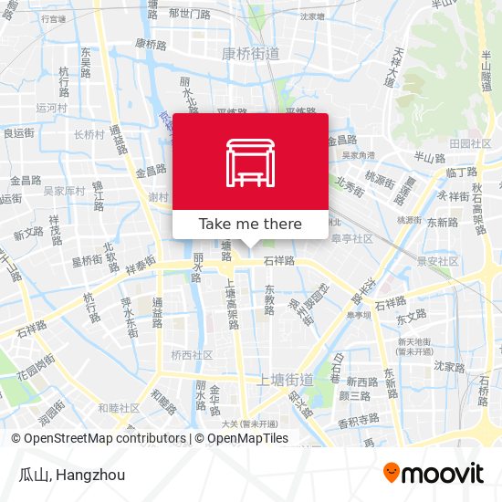 瓜山 map