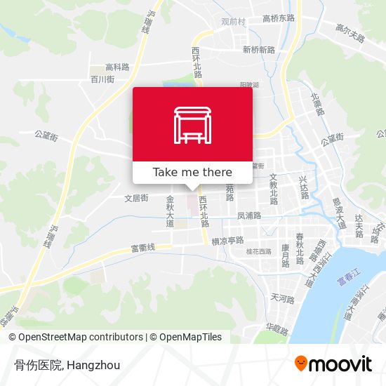 骨伤医院 map