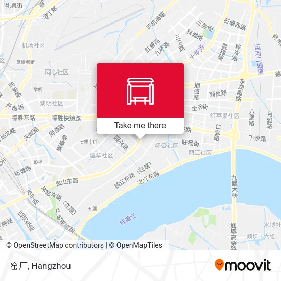 窑厂 map