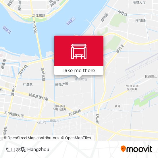 红山农场 map