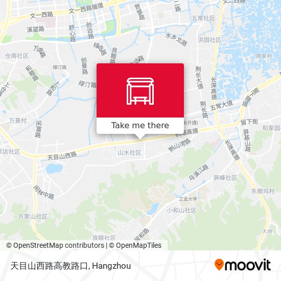 天目山西路高教路口 map