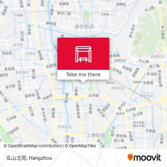 瓜山北苑 map