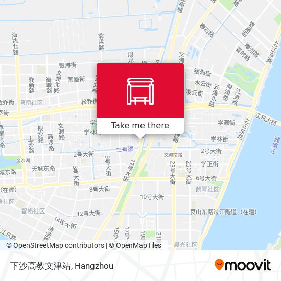 下沙高教文津站 map