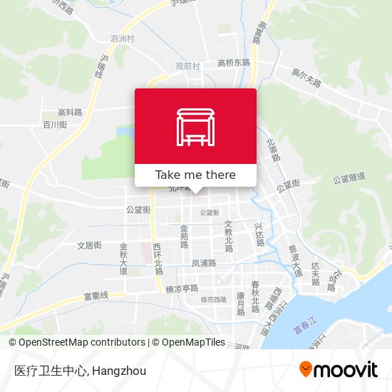 医疗卫生中心 map
