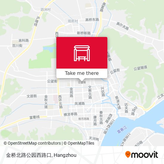 金桥北路公园西路口 map