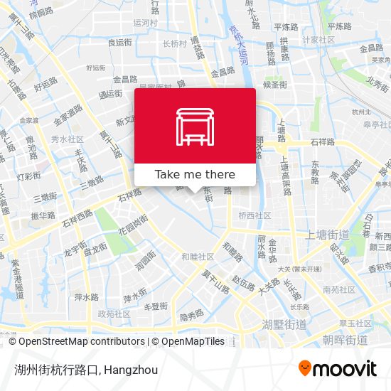 湖州街杭行路口 map