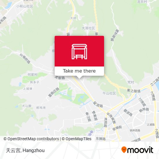 天云宫 map
