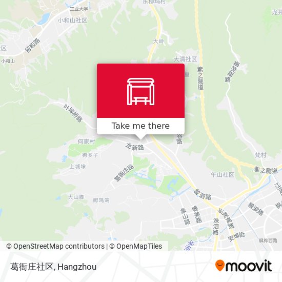 葛衙庄社区 map