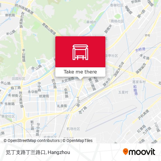 笕丁支路丁兰路口 map