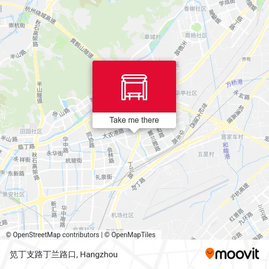 笕丁支路丁兰路口 map