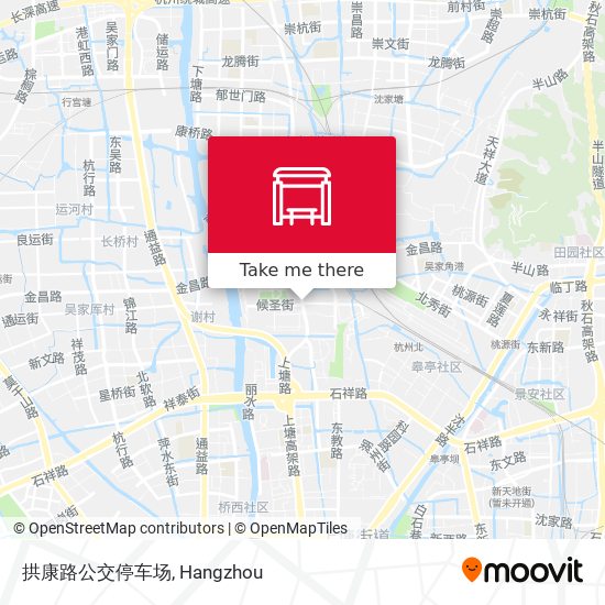 拱康路公交停车场 map