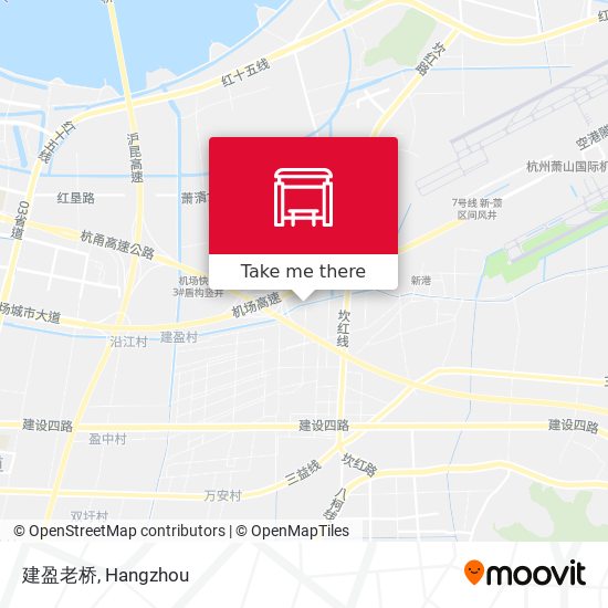 建盈老桥 map