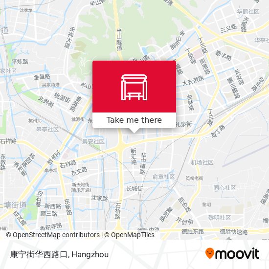 康宁街华西路口 map