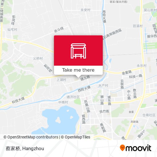 蔡家桥 map