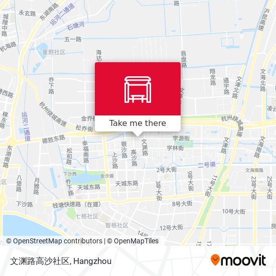 文渊路高沙社区 map