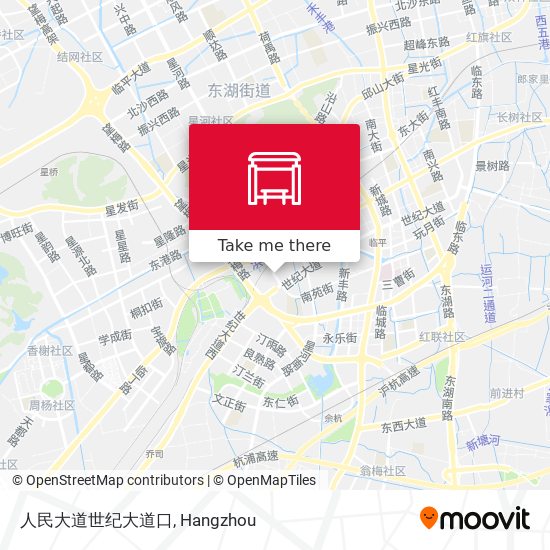 人民大道世纪大道口 map