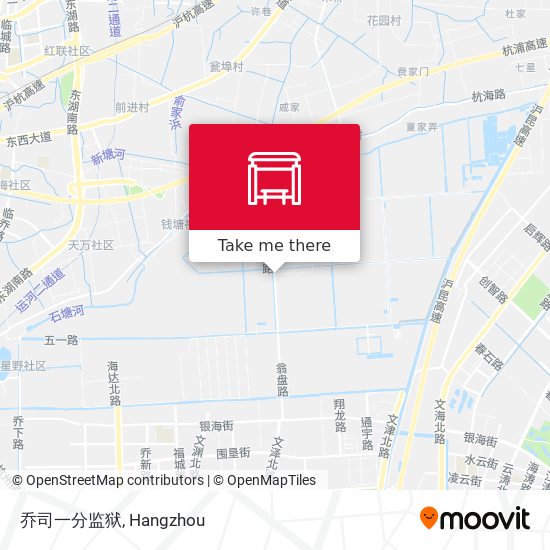 乔司一分监狱 map