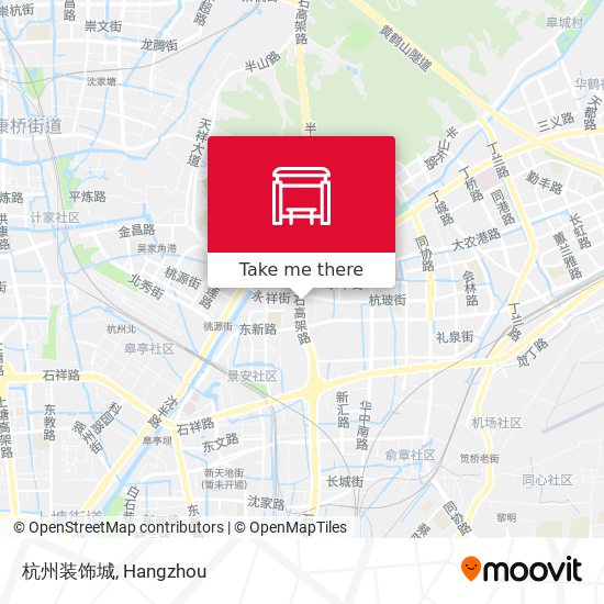 杭州装饰城 map