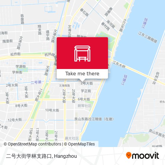 二号大街学林支路口 map