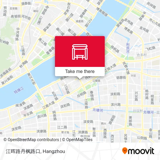 江晖路丹枫路口 map