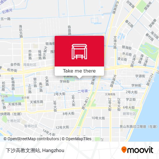下沙高教文溯站 map