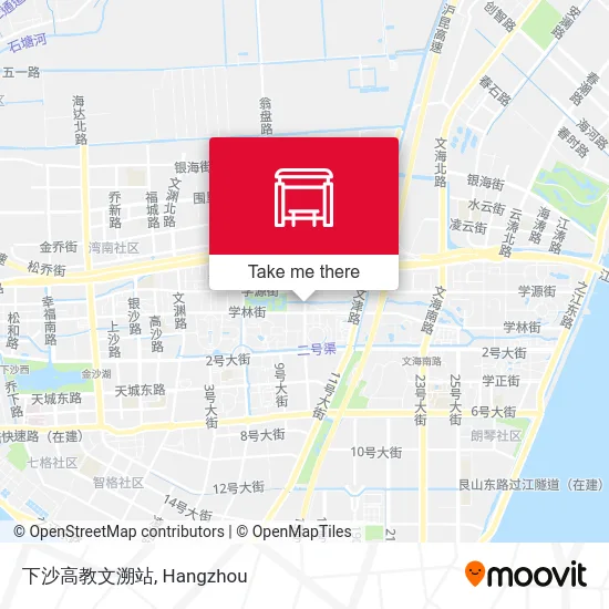 下沙高教文溯站 map